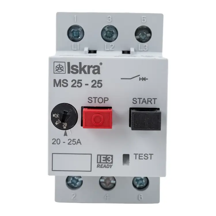 Автоматический выключатель защиты двигателя iskra MS25-25 УТ-00019745