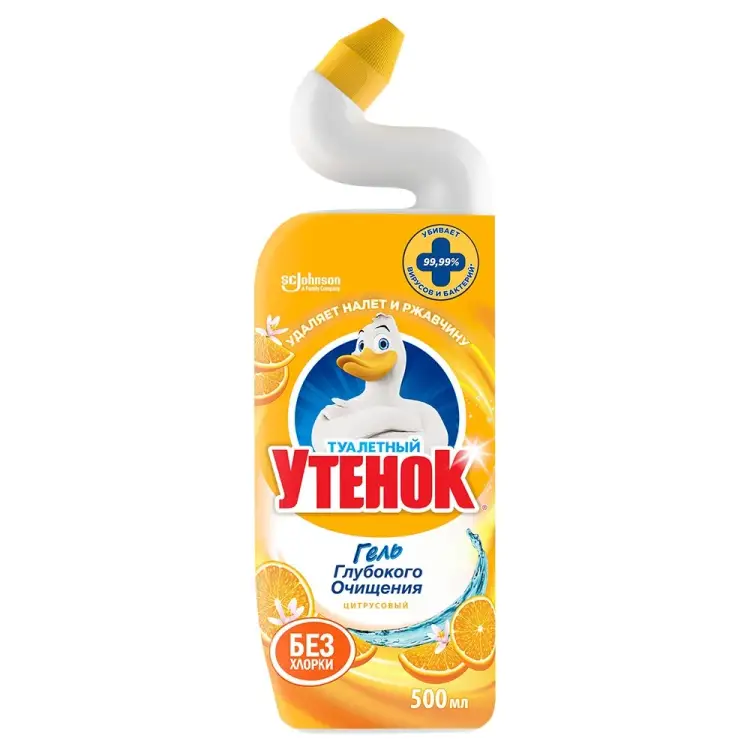 Средство для уборки туалета ТУАЛЕТНЫЙ УТЕНОК Цитрусовый 865026