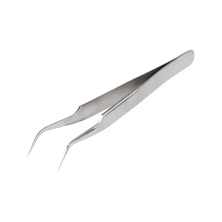 Узкий изогнутый пинцет REXANT 12-0378