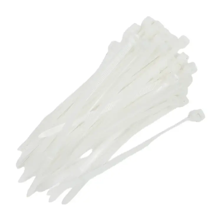 Кабельная нейлоновая хомут-стяжка REXANT 100x3,6 мм, белая 07-0100-4