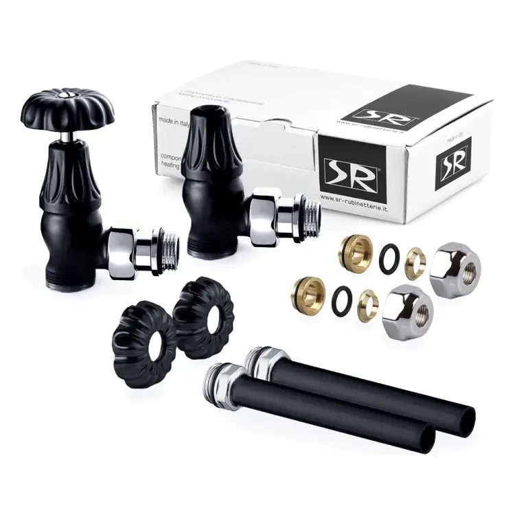 Комплект угловых вентилей SR Rubinetterie Floral Old Style A339-1500VCPS