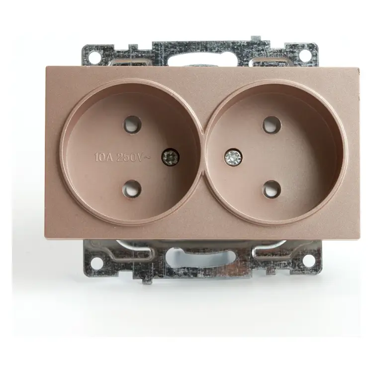 Двухместная розетка STEKKER Катрин GLS10-7113-02 39597