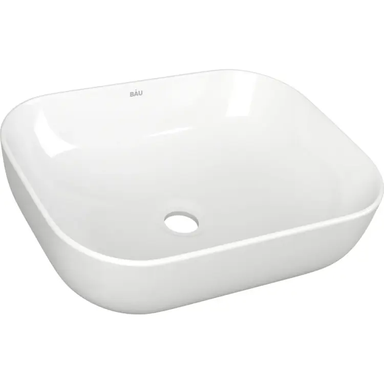 Прямоугольная накладная раковина Bauedge BAU Stil PRO NQ0003-PRO