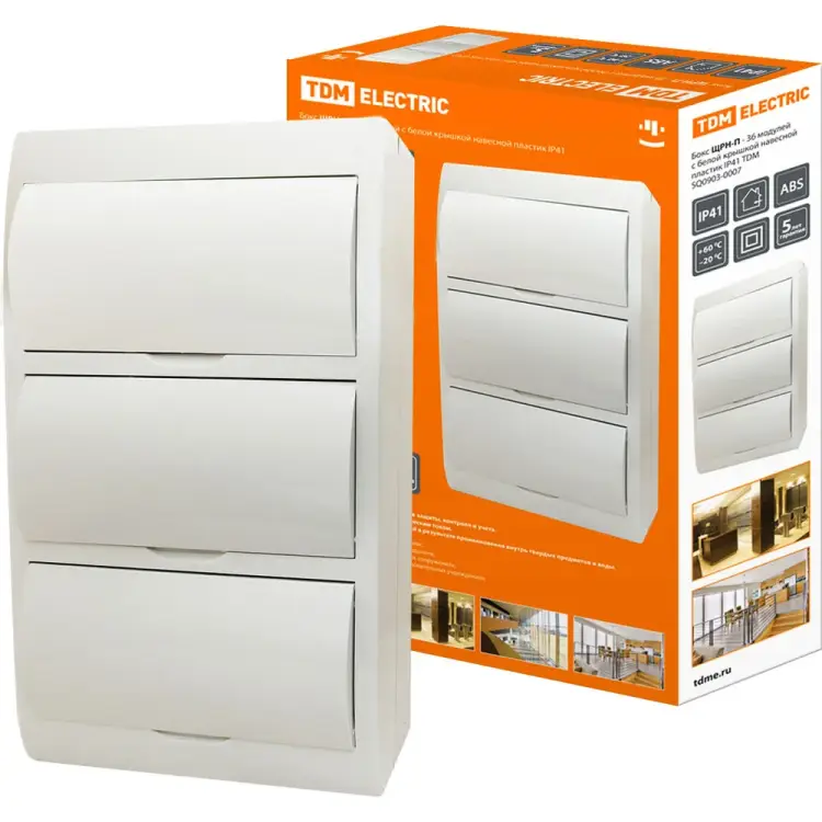 Бокс TDM ELECTRIC ЩРН-П-36 SQ0903-0007
