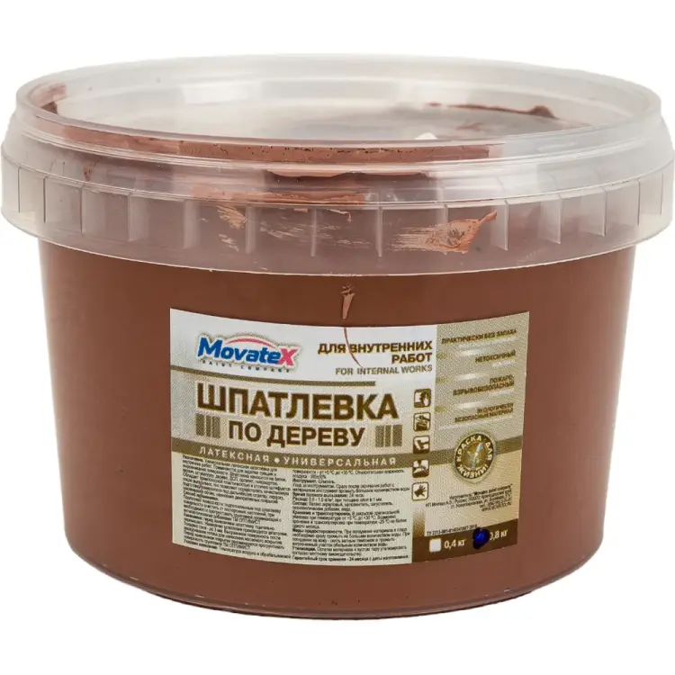 Шпаклевка по дереву Movatex Т16169 Шпаклевка по дереву Movatex Т16169