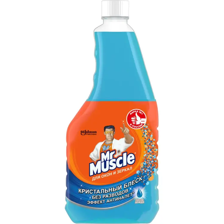 Средство для окон и зеркал МИСТЕР МУСКУЛ Muscle После Дождя 366438