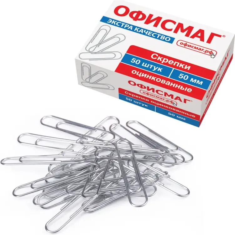 Скрепки ОФИСМАГ 271317