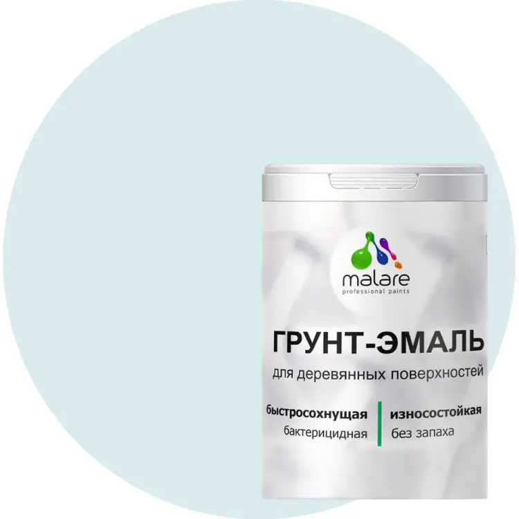 Матовая грунт-эмаль для деревянных поверхностей MALARE 2036754372092