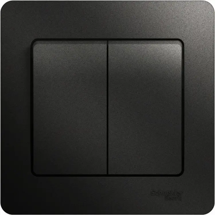 Двухклавишный выключатель Systeme Electric Glossa GSL000752