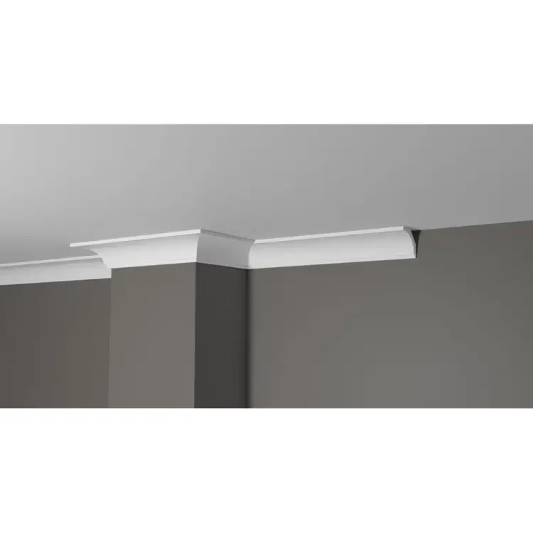 Ударопрочный влагостойкий потолочный карниз под покраску Decor-Dizayn DD13