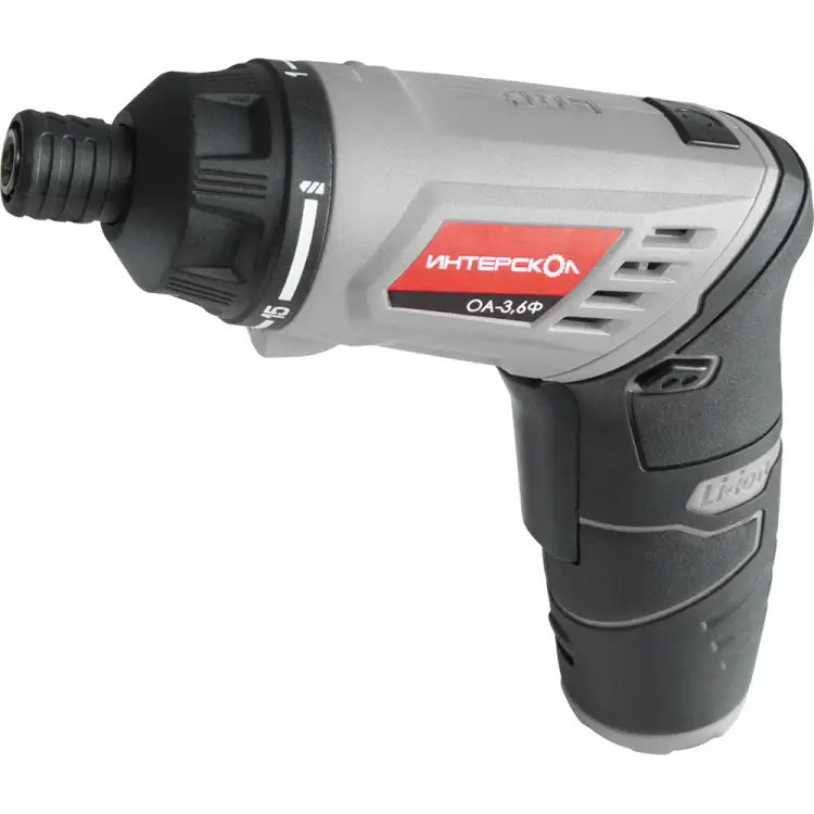 Аккумуляторная отвертка Интерскол ОА-3,6Ф 433.0.1.00