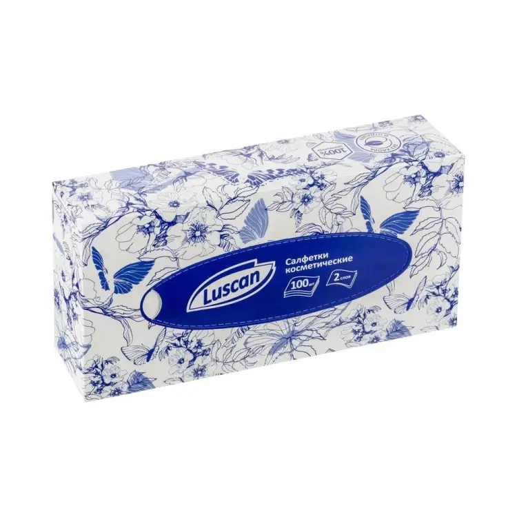 Косметические 2-слойные салфетки Luscan 829267