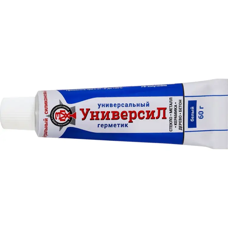 Универсальный нейтральный силиконовый герметик УНИВЕРСИЛ 11214-060