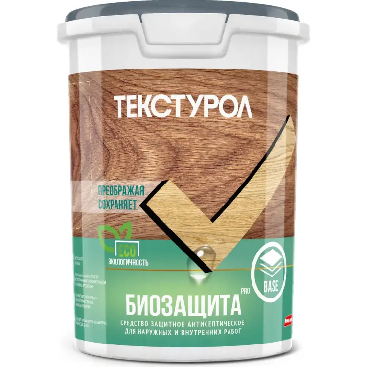 Универсальный грунт-антисептик для древесины ТЕКСТУРОЛ Биозащита PRO Лк-00005086