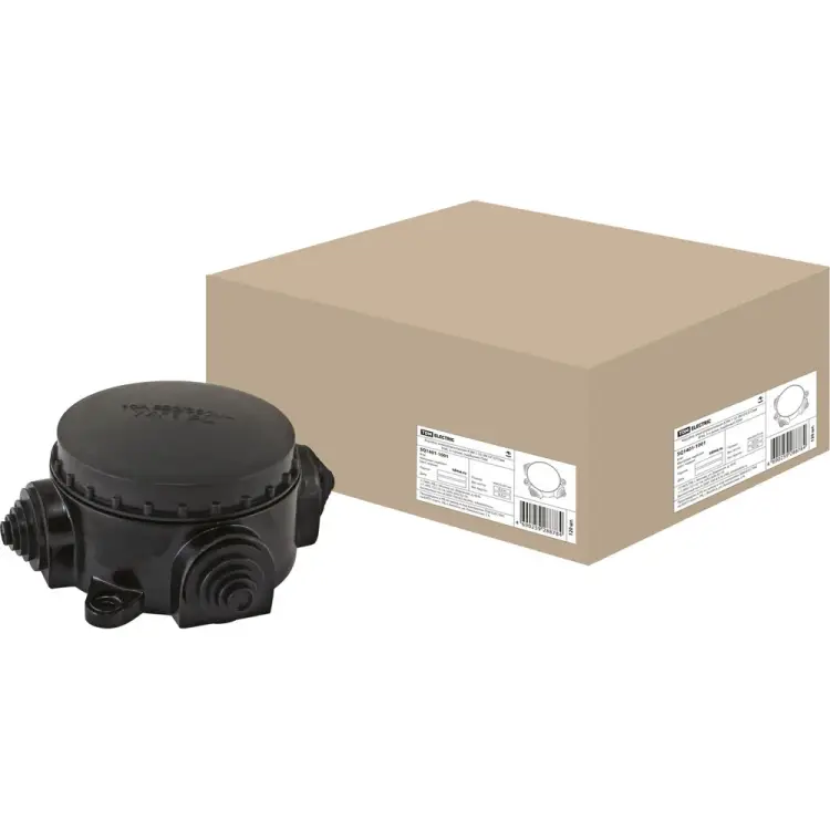 Трехрожковая электромонтажная коробка TDM ELECTRIC КЭМ 1-10-3М ОП SQ1401-1001