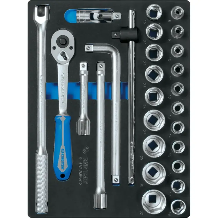 Набор торцевых головок KING TONY 9-4527MRV02