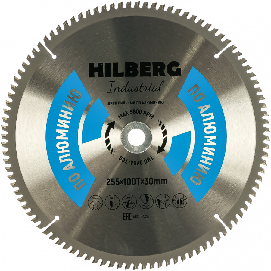 Пильный диск по алюминию Hilberg Hilberg Industrial