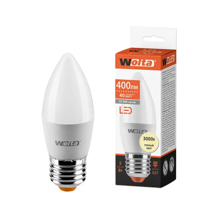 Лампа Wolta 25YC5E27