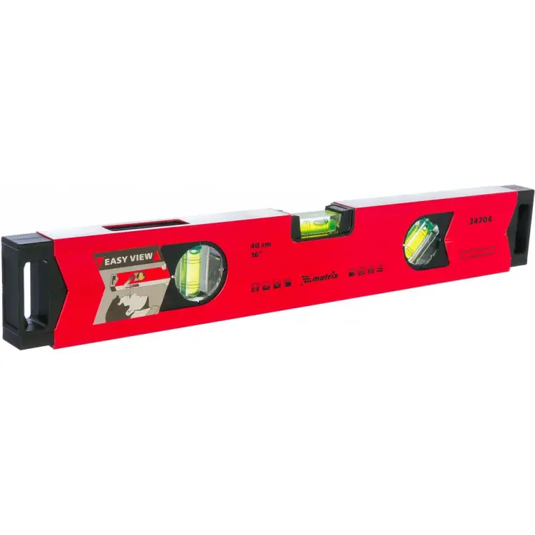 Алюминиевый магнитный уровень MATRIX 34704