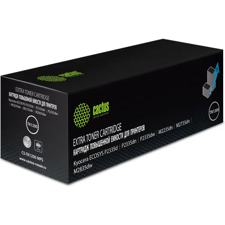 Лазерный картридж для kyocera ecosys p2335d/p2335dn Cactus tk-1200x 1598676 Лазерный картридж для kyocera ecosys p2335d/p2335dn Cactus tk-1200x 1598676