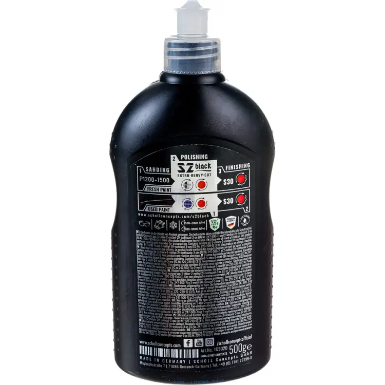 Абразивная паста SCHOLL Concepts S2 BLACK 103020 Абразивная паста SCHOLL Concepts S2 BLACK 103020