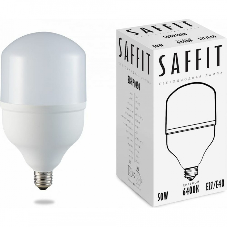 Светодиодная лампа SAFFIT SBHP1050 50W 230V E27-E40 6400K