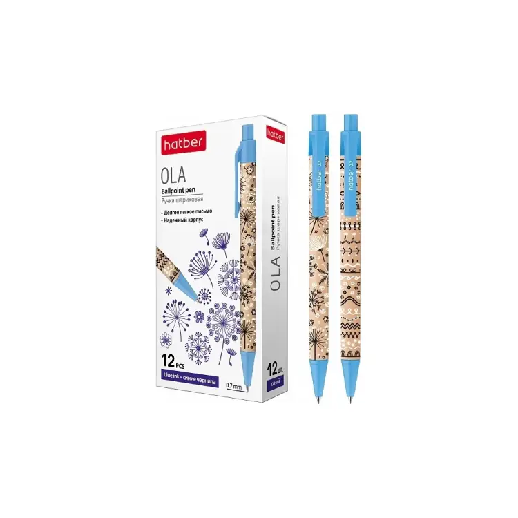 Автоматическая шариковая ручка Hatber Ola 066659