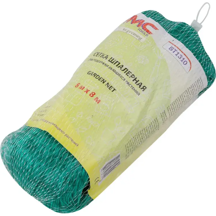 Сетка шпалерная для вьющихся растений 8м х 8м WMC TOOLS WMC-BT1310 Сетка шпалерная для вьющихся растений 8м х 8м WMC TOOLS WMC-BT1310