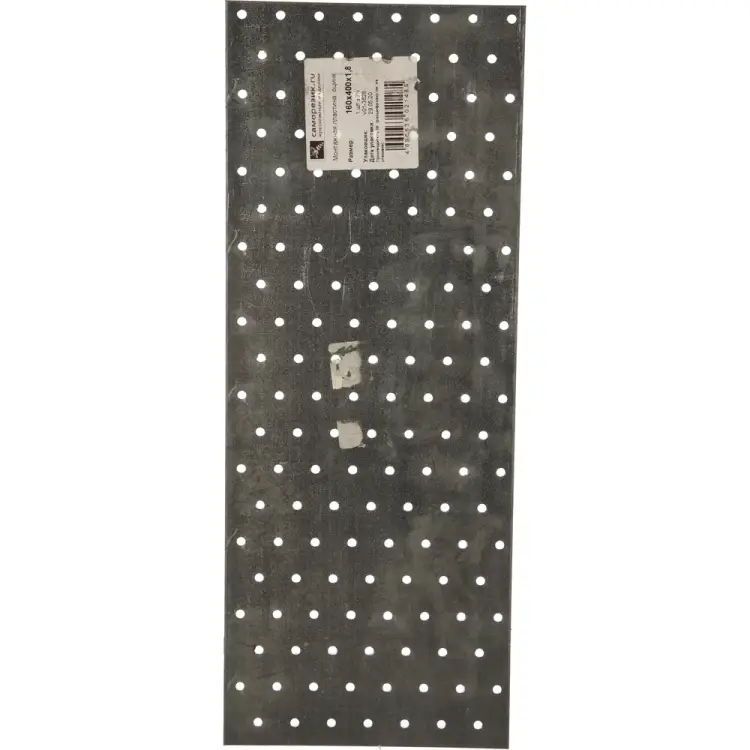 Оцинкованная монтажная пластина Саморезик PS-160х400