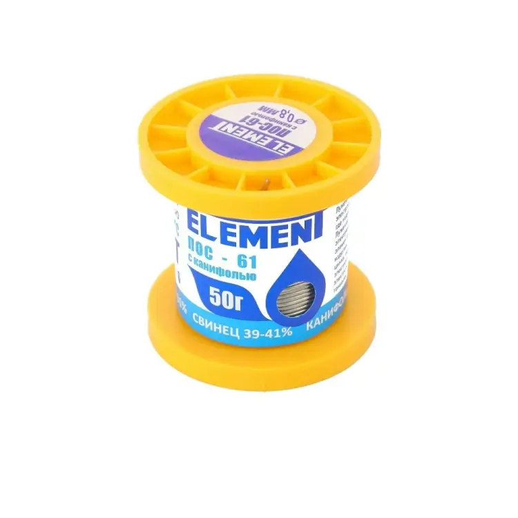 Припой ELEMENT ПОС-61 17461 Припой ELEMENT ПОС-61 17461