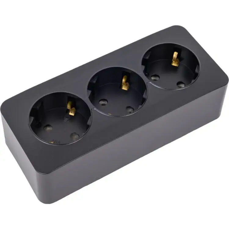 Трехместная розетка STEKKER софия 49502