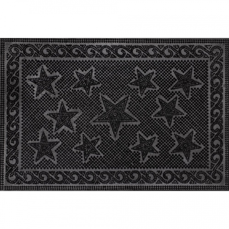 Придверный резиновый коврик ComeForte PIN MAT Звездочки
