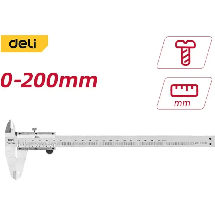 Механический штангенциркуль DELI dl92200 118989