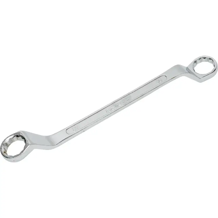 Хромированный двусторонний накидной ключ HORTZ HOR 103543