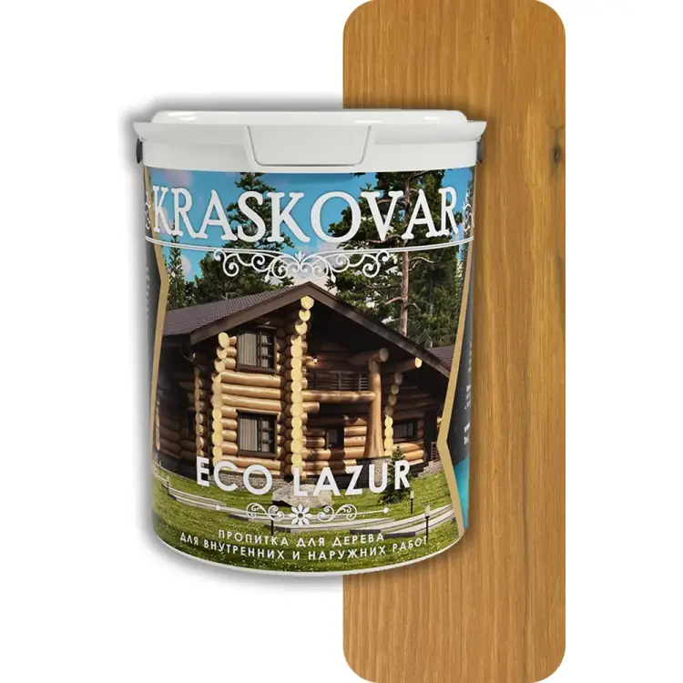 Кроющий антисептик Kraskovar Eco Lazur 1184