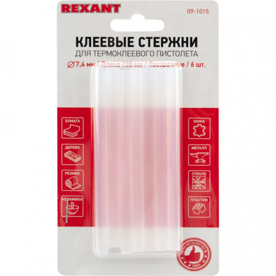 Клеевые стержни REXANT 09-1015