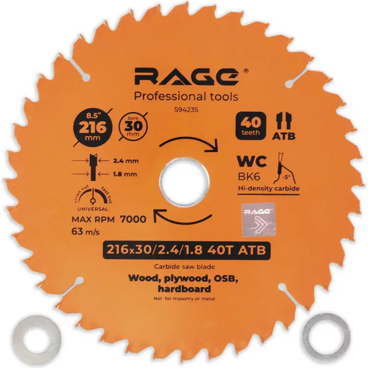 Пильный диск RAGE 594235 Пильный диск RAGE 594235