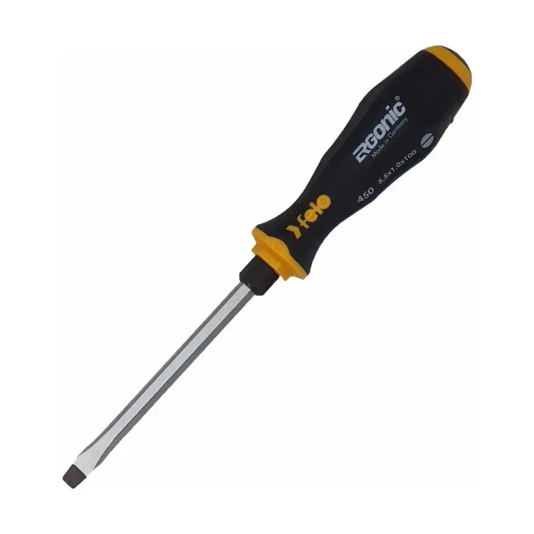 Ударная плоская шлицевая отвертка Felo Ergonic 45005540 Ударная плоская шлицевая отвертка Felo Ergonic 45005540