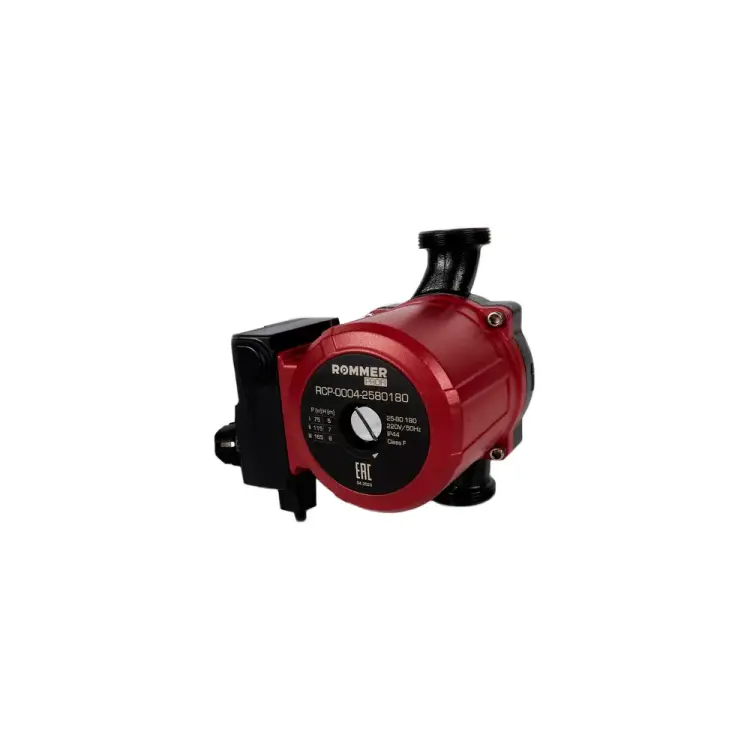 Циркуляционный насос ROMMER profi 25/80-180 RG0091N6E5OUUH Циркуляционный насос ROMMER profi 25/80-180 RG0091N6E5OUUH