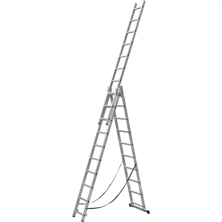 Трехсекционная алюминиевая лестница SMARTY SN011-311