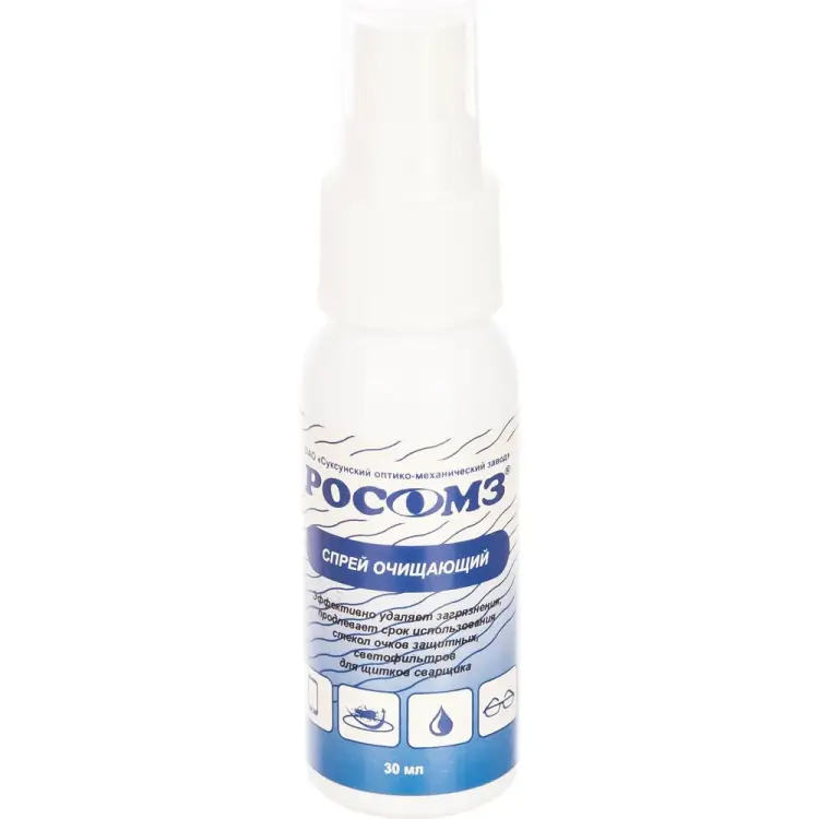 Очищающий спрей для очков защитных РОСОМЗ 00701 Очищающий спрей для очков защитных РОСОМЗ 00701