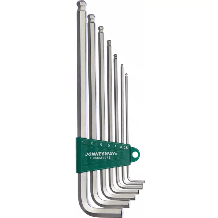 Набор шестигранников Jonnesway EXTRA LONG H06SM107S