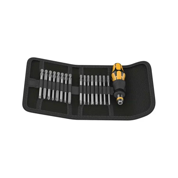 Набор ручки-держателя WERA 816 R ESD WERA Kraftform Kompakt 60 ESD WE-051043 Набор ручки-держателя WERA 816 R ESD WERA Kraftform Kompakt 60 ESD WE-051043