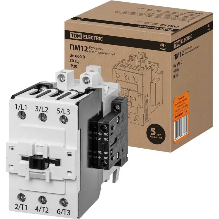 Электромагнитный пускатель TDM ELECTRIC ПМ12-063151 У3В SQ0714-0055
