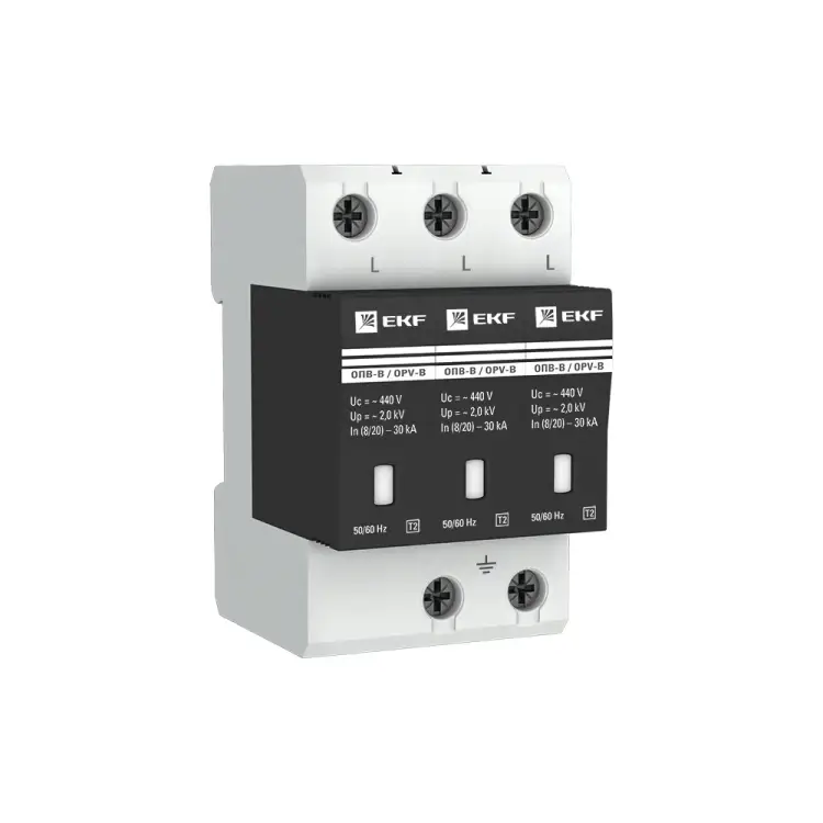 Ограничитель перенапряжений EKF ОПВ-B 3P opv-b3