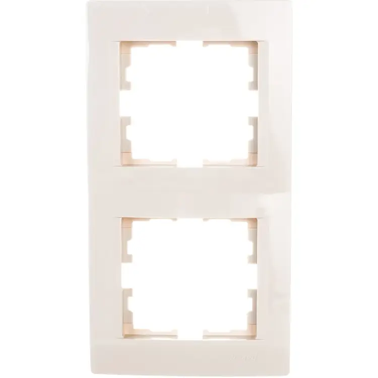 Двухместная вертикальная рамка Lezard KARINA 707-0300-152