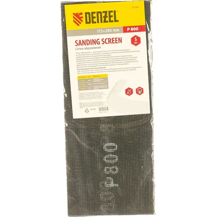 Абразивная сетка Denzel 75191 Абразивная сетка Denzel 75191