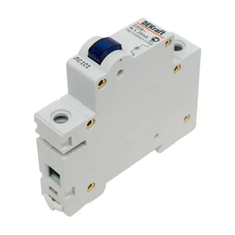 Сигнальная лампа DEKraft ЛС101-1Р-BLU-LED 18006DEK