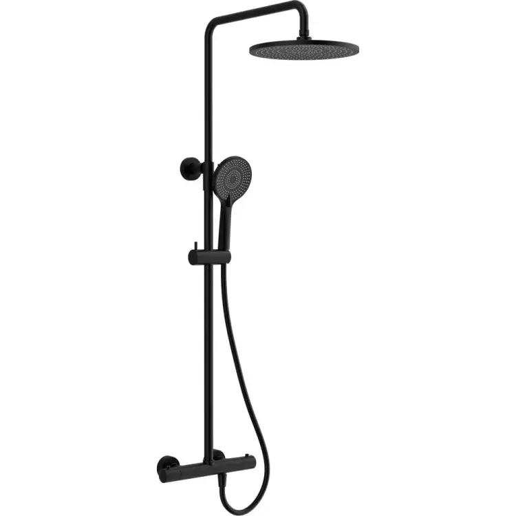 Термостатическая душевая стойка VINCEA Esse VSFS-1E0TMB