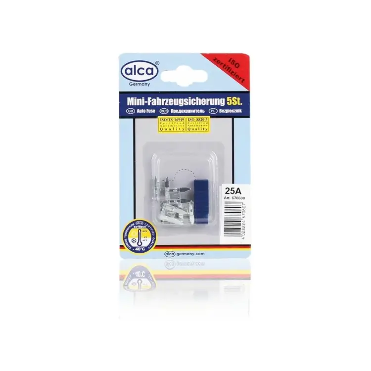Флажковые  мини предохранители Alca 670600